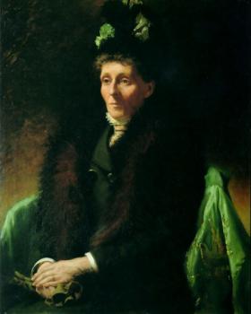 查爾斯 戈爾迪 Portrait of the artists mother Maria Goldie